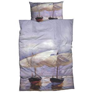 Bettwäsche Sorolla Beach Boats Satin