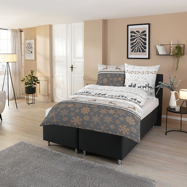 Winterworld weiß-anthrazit 3 Ambiente