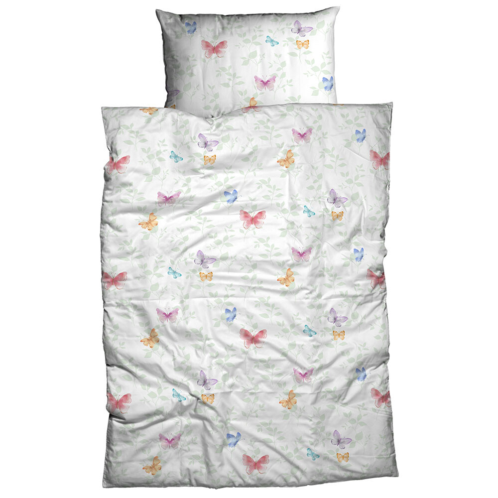 Alara multicolor inlay Bettwäsche Satin aus 100% Baumwolle und verdeckten Reißverschluss