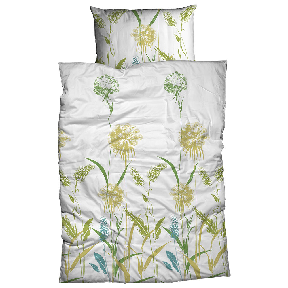 Bettwäsche Satin aus 100% Baumwolle und verdeckten Reißverschluss