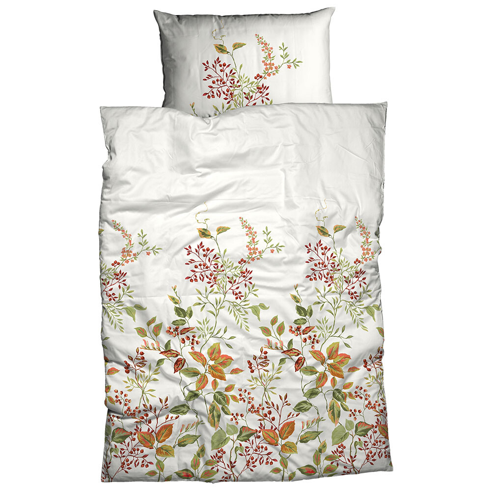 Bettwäsche Satin aus 100% Baumwolle und verdeckten Reißverschluss