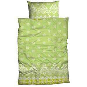 Bettwäsche Oria Satin aus 100% Baumwolle und verdeckten Reißverschluss